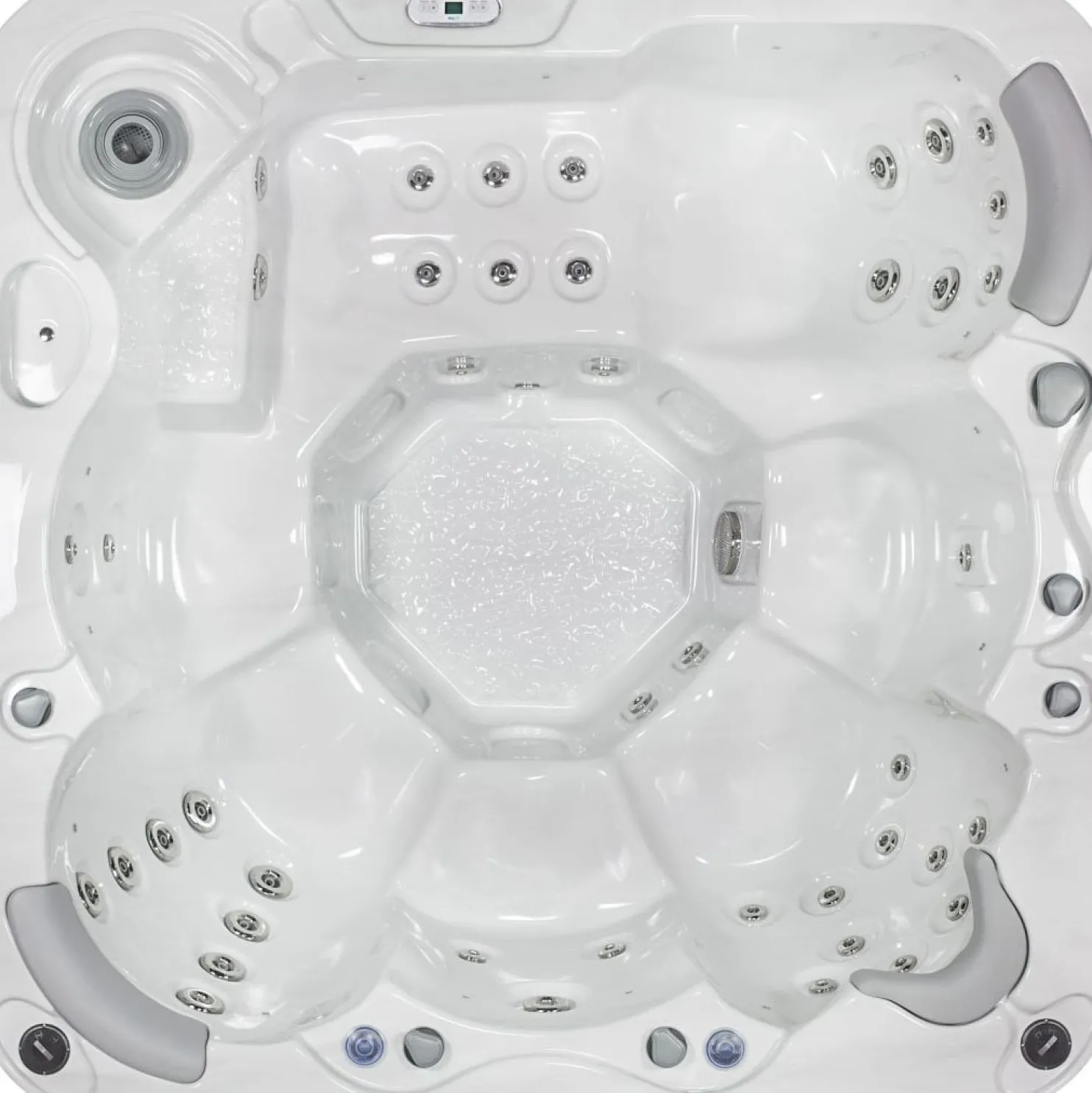 Ulkoporeallas Wellis Jupiter Ice White, 6 hlöä, 46 suutinta, harmaa/valkoinen