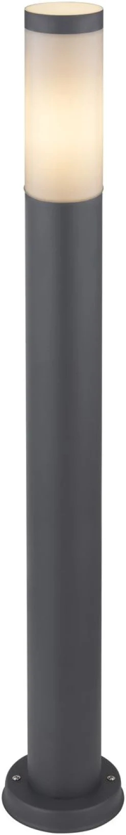 Ulkopylväsvalaisin Globo Boston IP44 80 cm antrasiitti