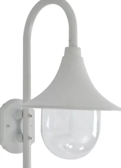 Ulkoseinävalaisin e27 42 cm alumiini valkoinen