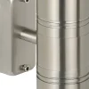 Ulkoseinävalaisin Lucide Arne-LED Ø6.3 cm 2x5W IP44 satiinikromi