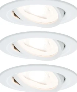 Upotettava LED-valaisin Paulmann Nova, 3kpl, Ø84mm, GU10, 6.5W, 460lm, 2700K, himmennettävä, eri värejä