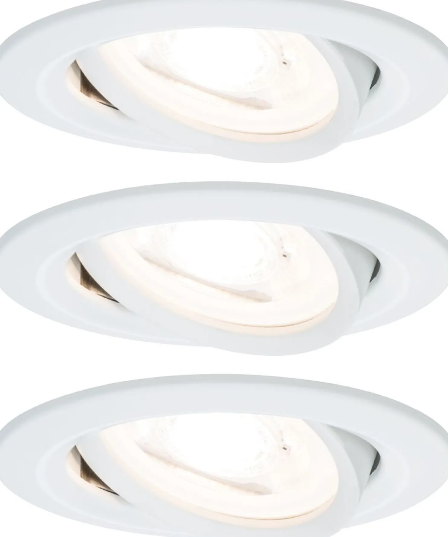 Upotettava LED-valaisin Paulmann Nova, 3kpl, Ø84mm, GU10, 6.5W, 460lm, 2700K, himmennettävä, eri värejä