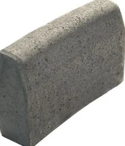 Upotettava reunakivi Rudus J55 kaarre R3000 kovera 500x110x300 mm sileä harmaa