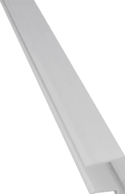 U-päätelista Keraplast 10mm, alumiini, vaaleanharmaa RR21, määrämittainen