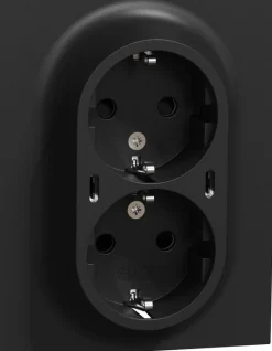 USB-pistorasia Schneider Electric ELKO One, 2-osainen + 2x USB-C, uppoasennus, peitelevyllä, IP20, 25W, PD