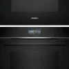 Uuni ja mikroaaltouuni Siemens HB776G3B2S-CE732GXB1, iQ700, musta