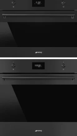 Uuni ja mikroaaltouuni Smeg SFP6301TVN SO4301M0N, musta