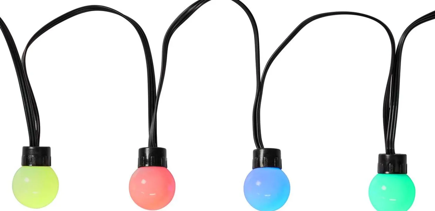 Valoköynnös Nedis SmartLife Wifi LED RGB 10.8m ø30mm 48-lamppua