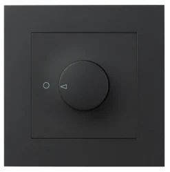Valonsäädin ELKO Plus 315GLE 2-napainen musta