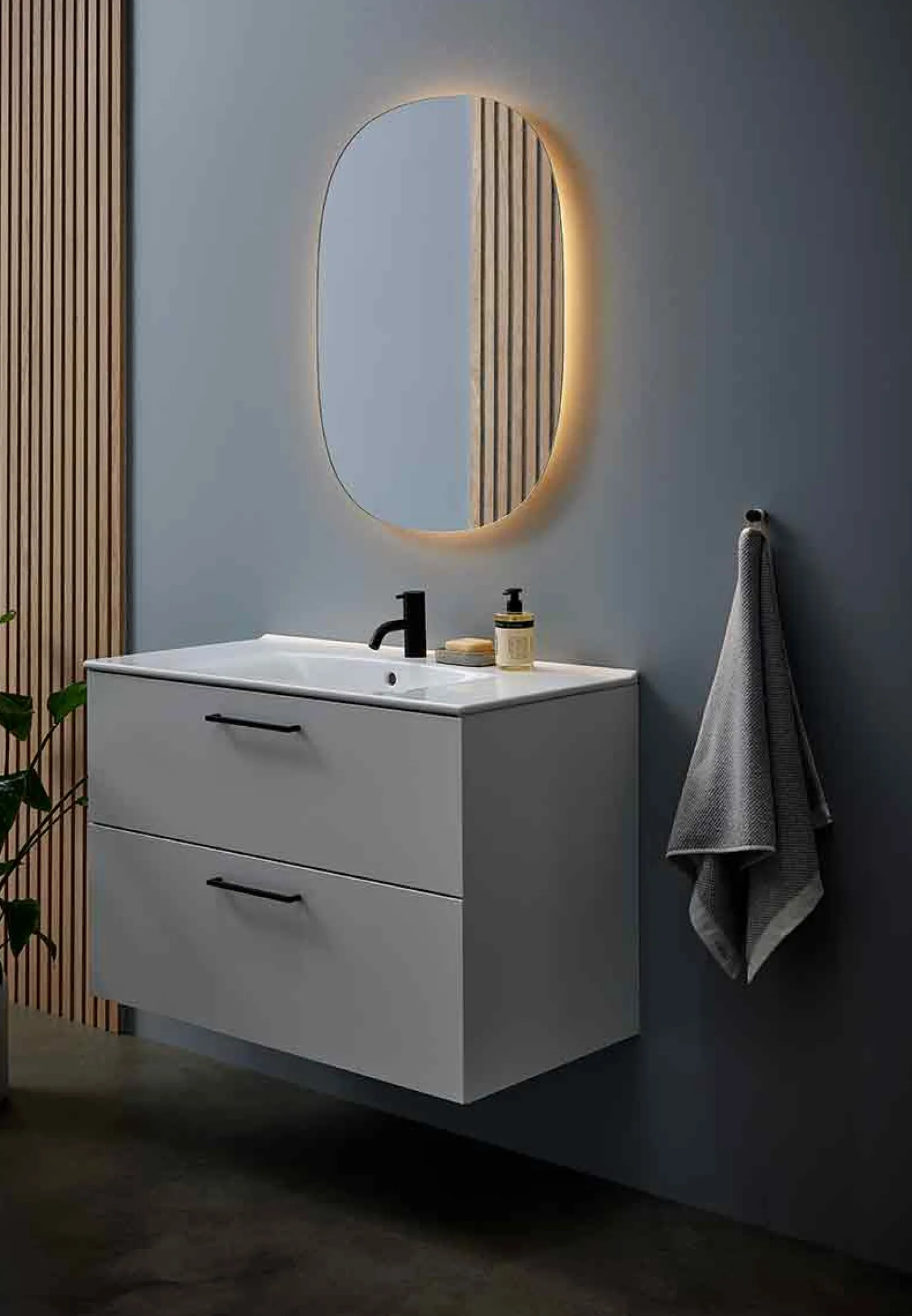 Valopeili Geberit Option Oval, 600 mm