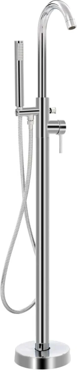 Vapaasti seisova kylpyammeen hana ruostumaton teräs 118,5 cm