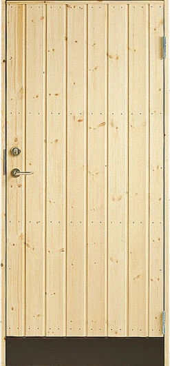Varaston ovi Jabo 10° suora paneeli oikea 90x200cm