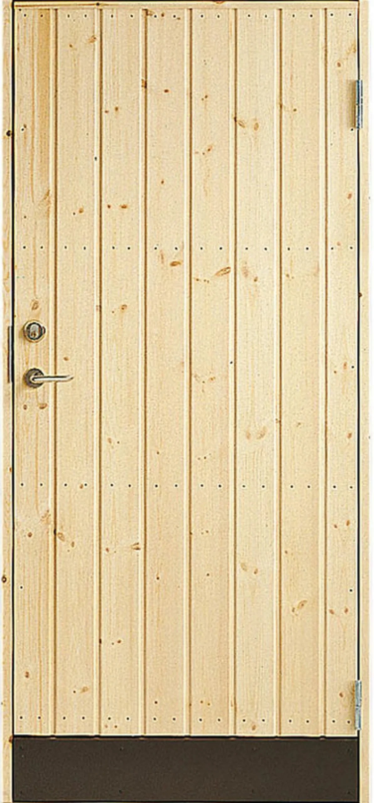 Varaston ovi Jabo 18° suora paneeli vasen 80x190cm