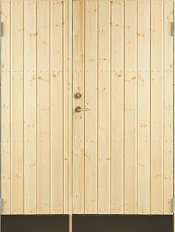 Varaston ovi Jabo 10° suora paneeli 130x190cm sis. 2kpl ovisalvat