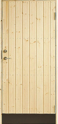 Varaston ovi Jabo 18° suora paneeli oikea 100x210cm