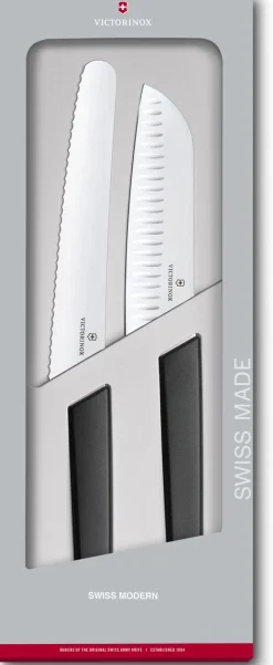 Veitsisetti Victorinox Swiss Modern 2-osainen musta