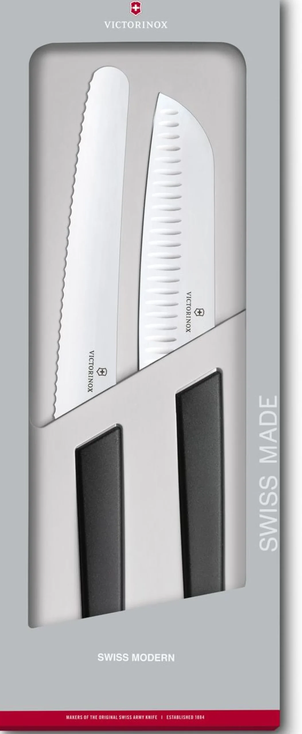 Veitsisetti Victorinox Swiss Modern 2-osainen musta