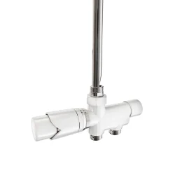 Venttiili Nordhem NV2 termostaatilla 430 mm C/C 40 mm valkoinen