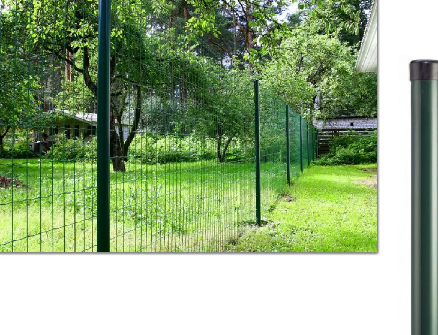 Verkkoaidan tolppa pyöreä korkeus 200 cm