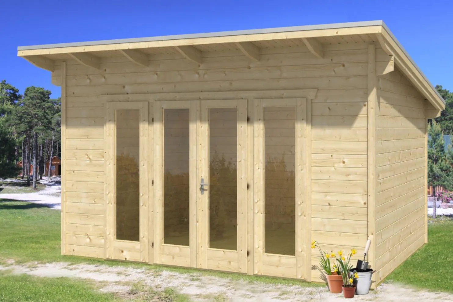 Vierasmaja Skan Holz Ostende 2 12m², eri värejä