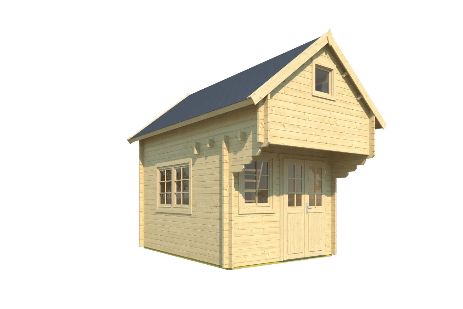 Vierasmaja Tene Bunkie Hudson, 9.2 + 4.8m², makuuparvella