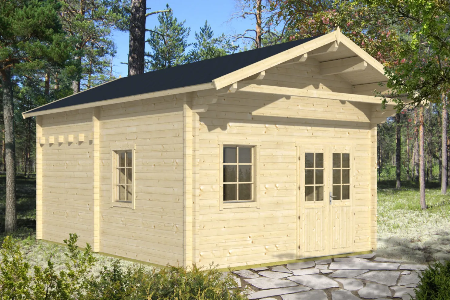 Vierasmaja Tene Gotland G makuuparvella, 70mm, 35.5m²