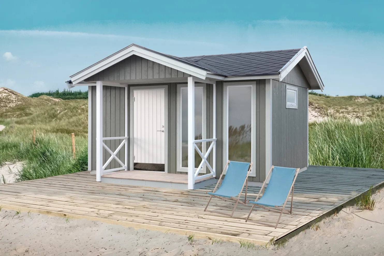 Vierasmaja Vibostugan Elvira 14.8 m² + 2.3 m² kuisti