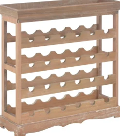 Viiniteline ruskea 70x22,5x70,5 cm mdf