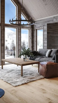 Vinyylilankku Tarkett iD Click Ultimate 55 Contemporary Oak Natural, integroitu askeläänieriste