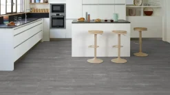 Vinyylilankku Tarkett iD Click Ultimate 55 Composite Cool Grey, integroitu askeläänieriste