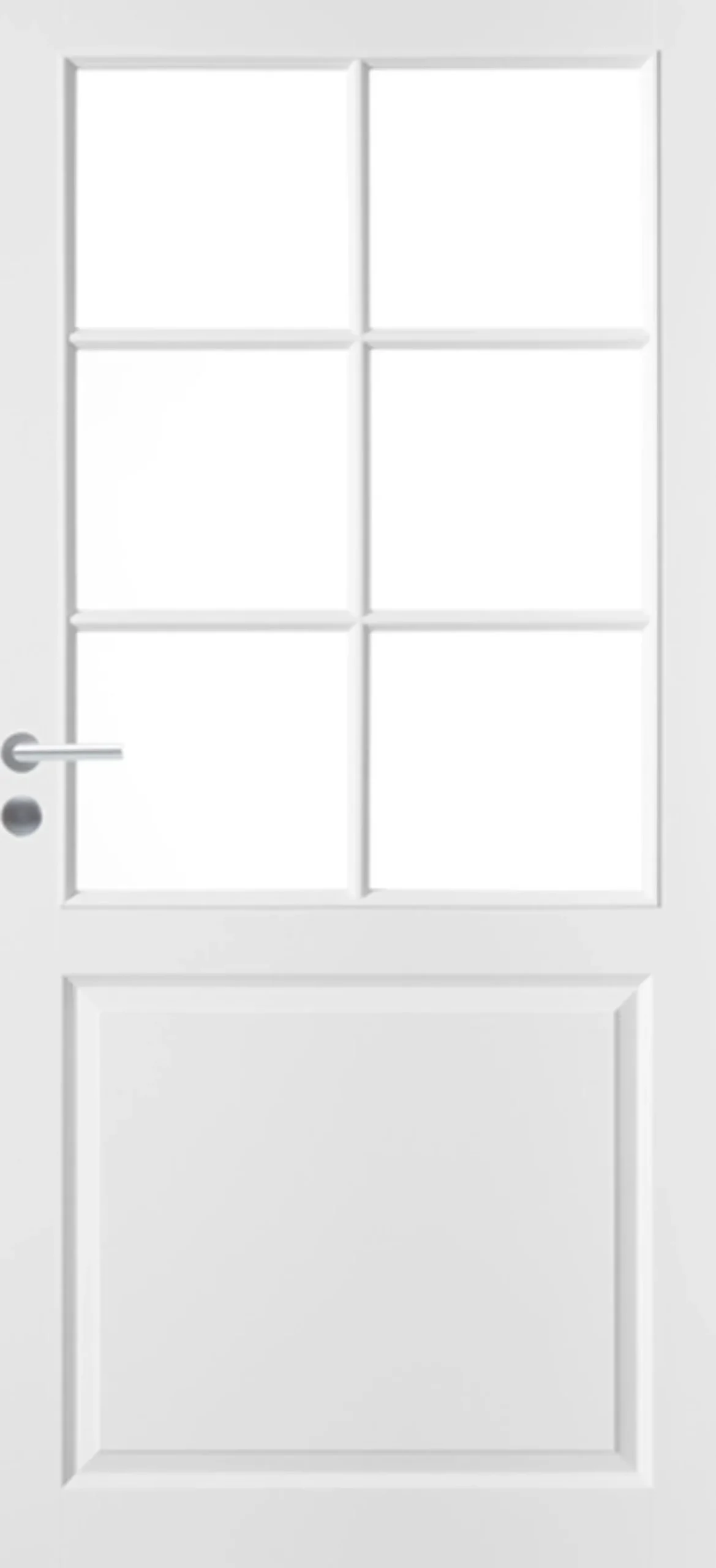Väliovi Swedoor Style 2 10x21 valkoinen kirkas lasi