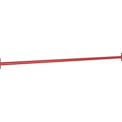 Voimistelutanko, 125cm, teräs, punainen, eri pakkauskokoja