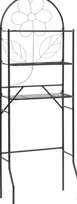 Wc-hylly musta 60 x 33 x 174 cm