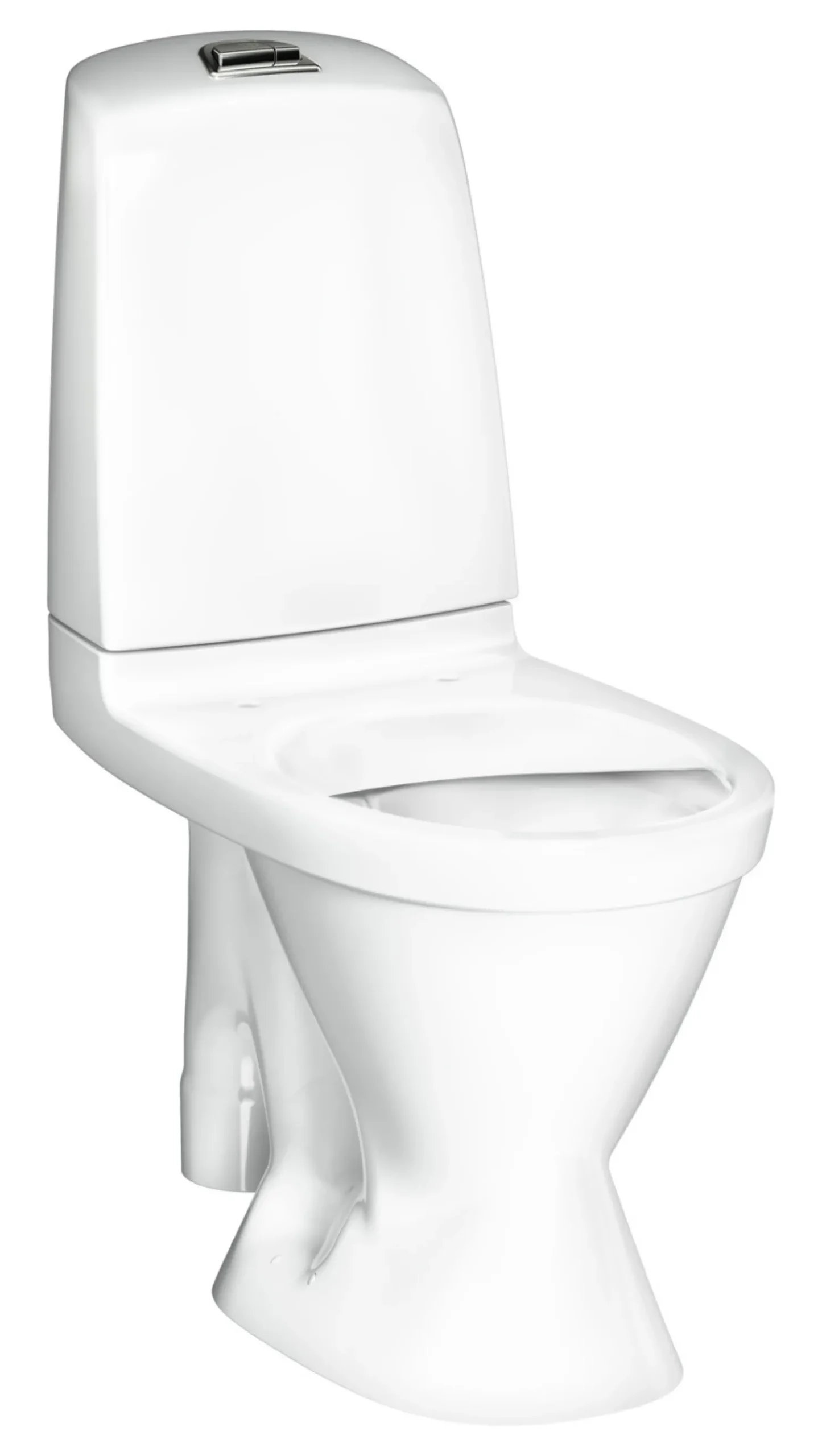 WC-istuin Gustavsberg Nautic 1591 Hygienic Flush suuri jalka ilman kantta