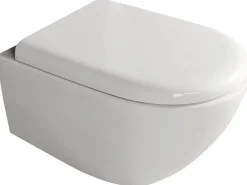WC-istuin Kerasan Aquatech Rimless seinämalli valkoinen