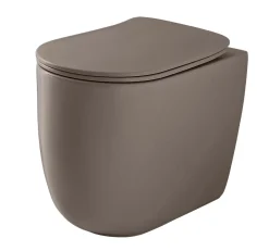 WC-istuin Kerasan Nolita 5318 Rimless S/P-lukko lattiamalli matta eri värejä