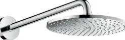 Yläsuihku Hansgrohe Raindance S 240 PowderRain 1jet, seinäsuihkuputki 39 cm, piiloasennus, kromi