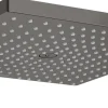 Yläsuihku Hansgrohe Raindance E 300 Air 1jet, seinäsuihkuputki, piiloasennus, harjattu musta kromi