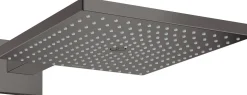 Yläsuihku Hansgrohe Raindance E 300 Air 1jet, seinäsuihkuputki, piiloasennus, harjattu musta kromi